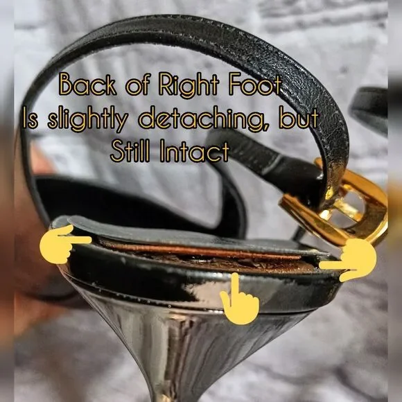 St. John Black Slingback Heels - Picture 12 of 12